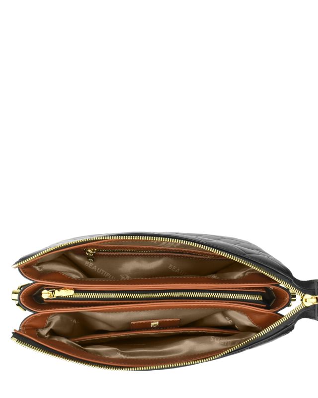 Women's Larus mini Blackcamel bag