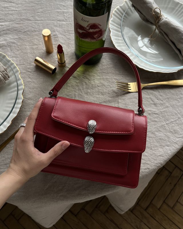 Women's Bag Pompadour Red