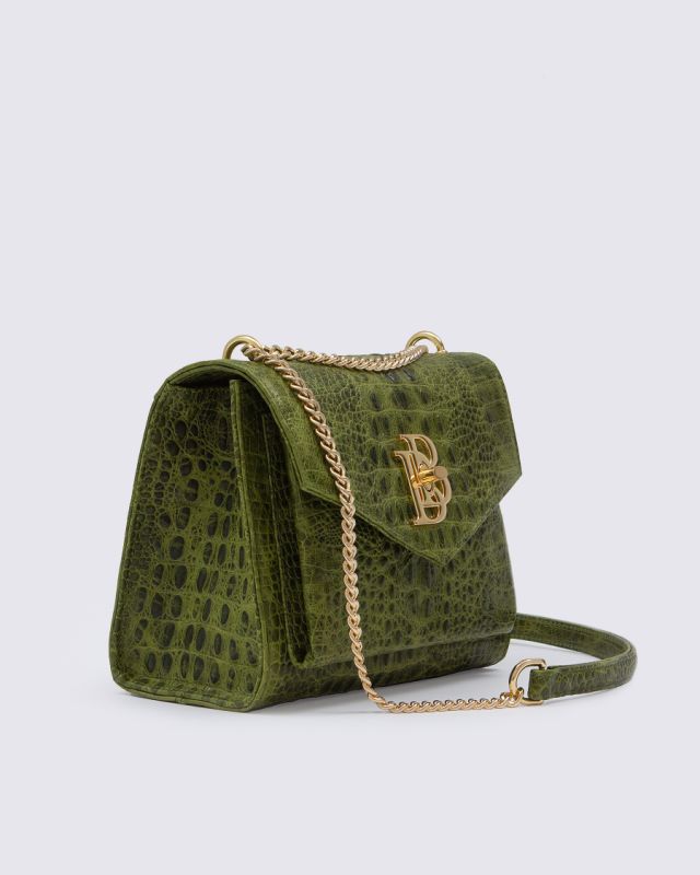 Women's Swallow GreenMiniCroc Bag