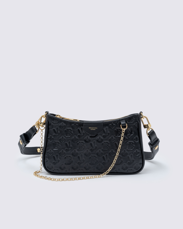 Women's Kinglet Black Gold Bag