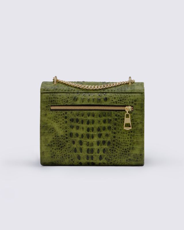 Women's Swallow GreenMiniCroc Bag