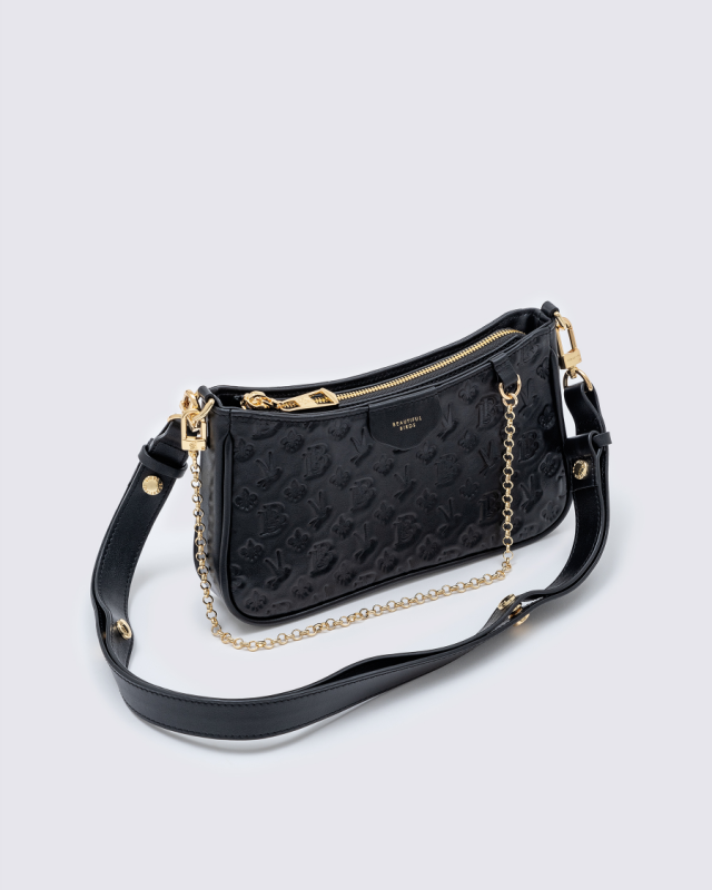 Women's Kinglet Black Gold Bag