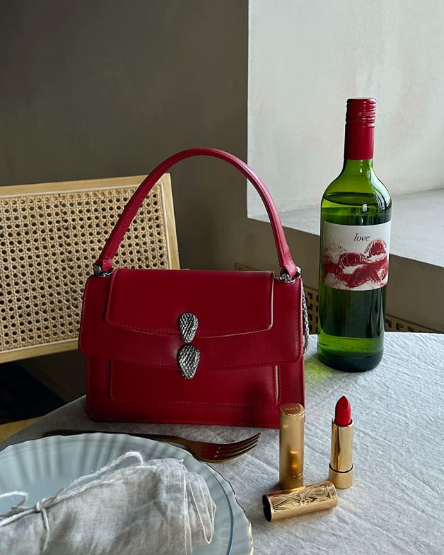 Women's Bag Pompadour Red